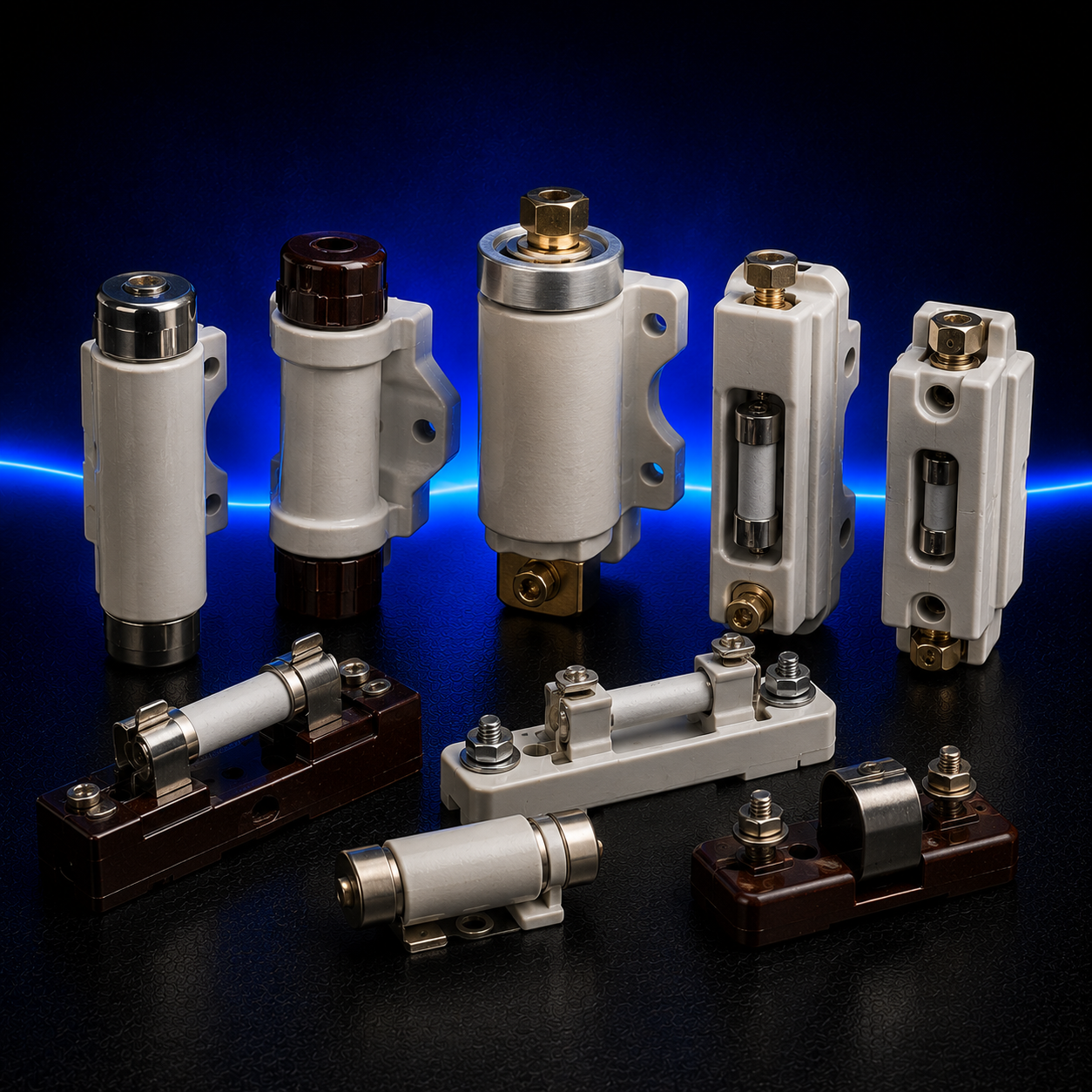 PORCELAIN & BAKELITE FUSE UNITS